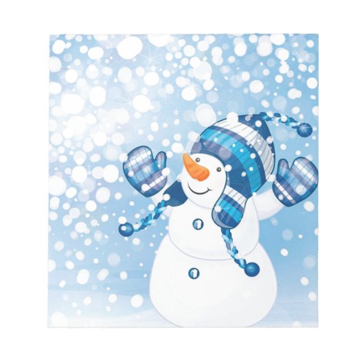 Snowman Notitieblok (Voorkant)