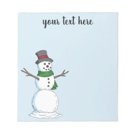 Snowman Notitieblok