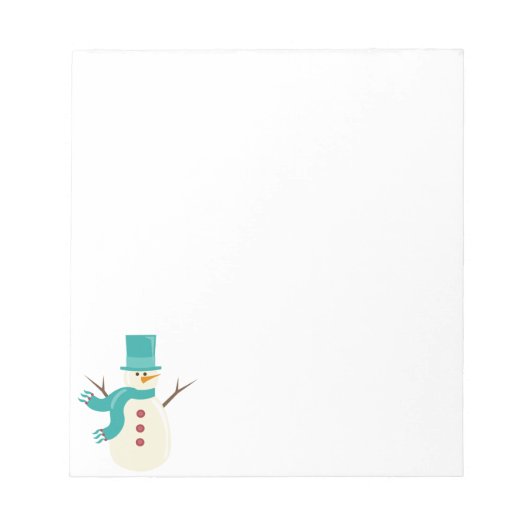 Snowman Notitieblok (Voorkant)