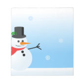 Snowman Notitieblok (Voorkant)