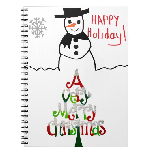 Snowman Notitieboek (Voorkant)