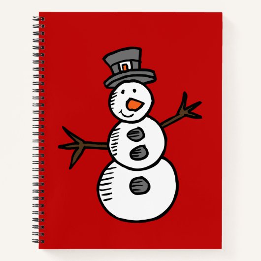 Snowman Notitieboek (Voorkant)
