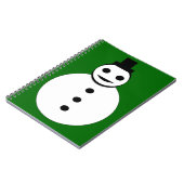 Snowman-Notitieboek glimlachen Notitieboek (Linkerzijde)