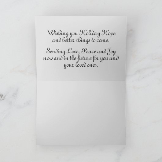 Snowman Old Silk Top Hat Feestdagen Kaart (Binnen)