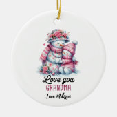 Snowman Oma Ornament (Voorkant)