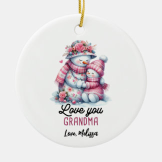 Snowman Oma Ornament