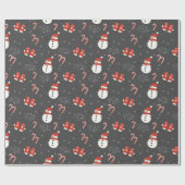 Snowman-omslagpapier voor kerstmis cadeaupapier (Vlak)