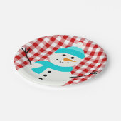 Snowman on Play Papieren Bordje (Gekanteld)