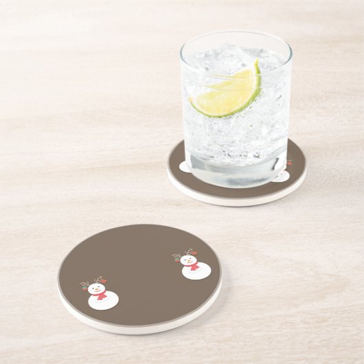 Snowman Onderzetter (Zijkant)