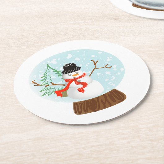 Snowman Onderzetter (Gebogen)