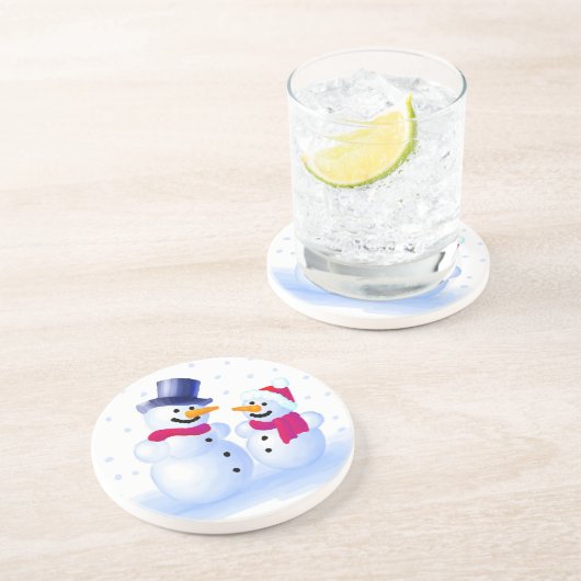 Snowman Onderzetter (Zijkant)