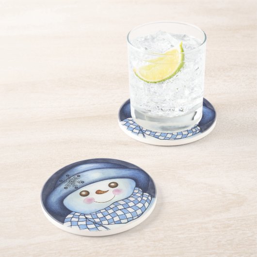 Snowman Onderzetter (Zijkant)