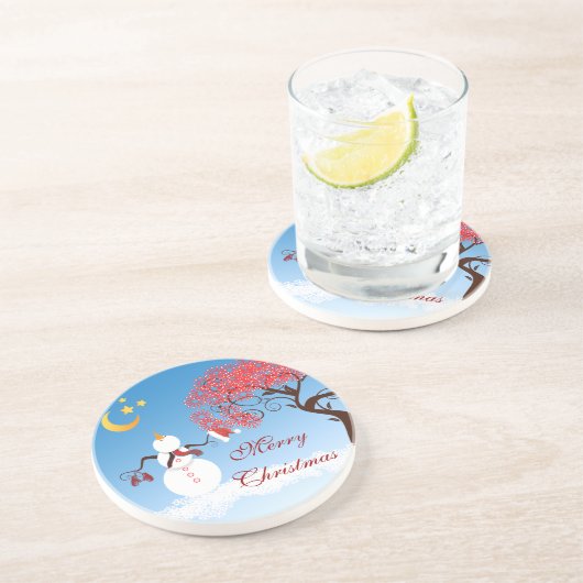 Snowman Onderzetters (Zijkant)