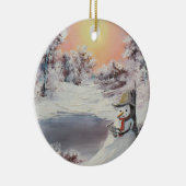 Snowman online keramisch ornament (Rechts)