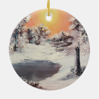 Snowman online keramisch ornament