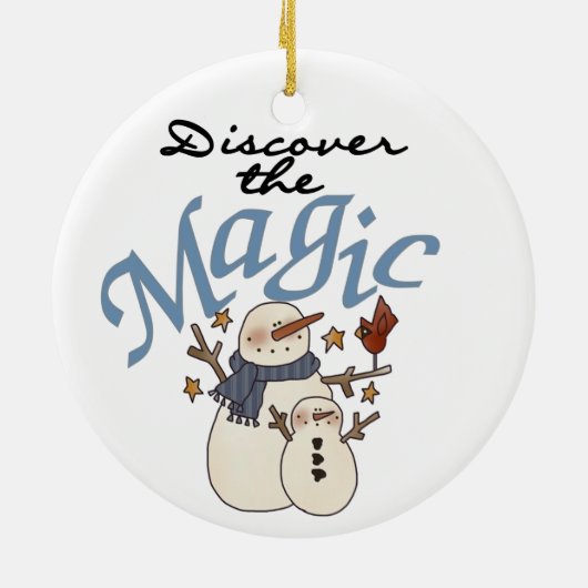 Snowman ontdekt de Magische Ornament (Achterkant)