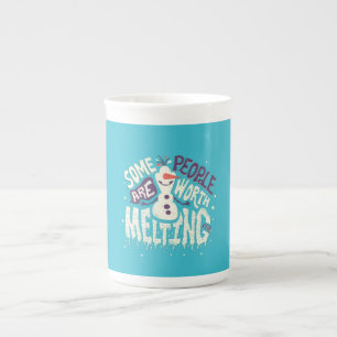 Snowman-ontwerp Porselein Kop