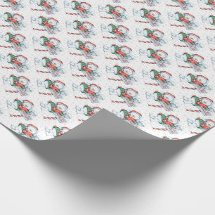 Snowman op de Noordpool Cadeaupapier
