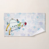 Snowman op de set handdoeken van de huid (Handdoek)