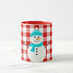 Snowman op schol mok