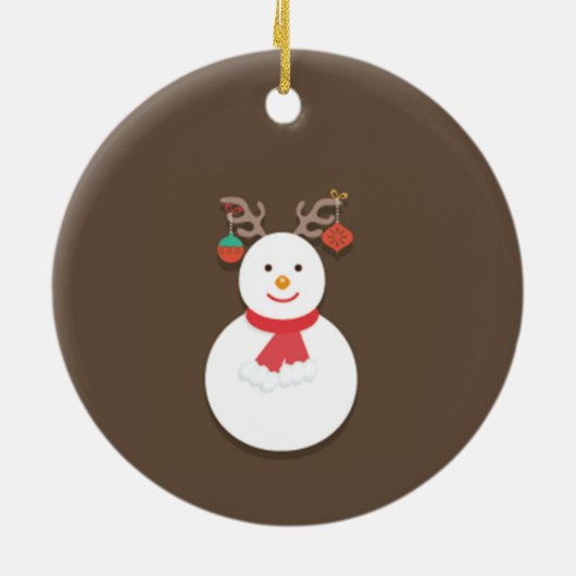 Snowman Ornament (Achterkant)