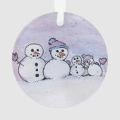 Snowman Ornament (achterkant)