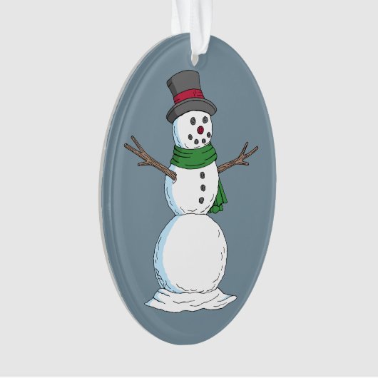 Snowman Ornament (voorkant)