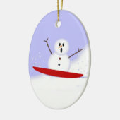 Snowman-Ornament Keramisch Ornament (Links)