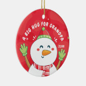 Snowman Ornament van GRANDPA (Rechts)