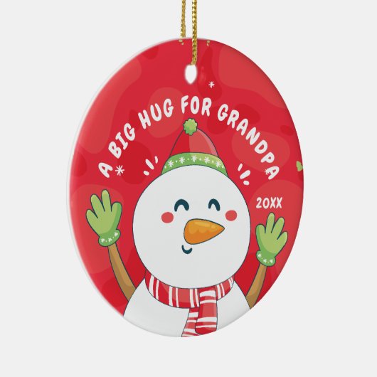 Snowman Ornament van GRANDPA (Rechts)