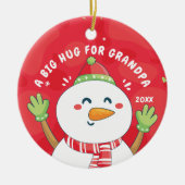 Snowman Ornament van GRANDPA (Voorkant)