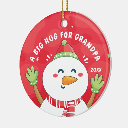 Snowman Ornament van GRANDPA (Links)