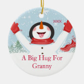 Snowman Ornament voor Granny Kerstmis (Voorkant)
