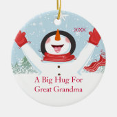 Snowman Ornament voor Grootma Kerstmis (Voorkant)