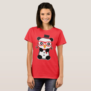 Snowman Panda Beer T-Shirt
