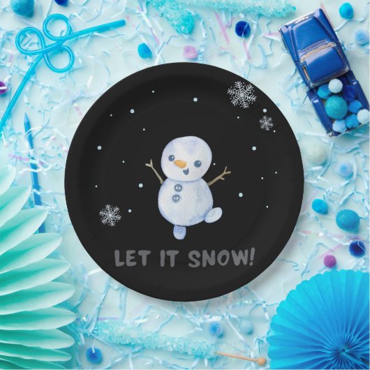 Snowman Paper Bord (Feest)