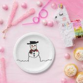 Snowman Paper Bord (Feest)