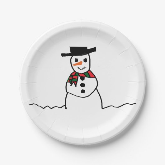 Snowman Paper Bord (Voorkant)