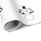 Snowman Paper Bord met kerstkaarten Cadeaupapier (Rol Hoek)