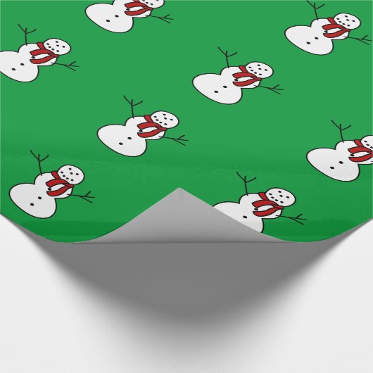 Snowman Paper Cadeaupapier (Hoek)