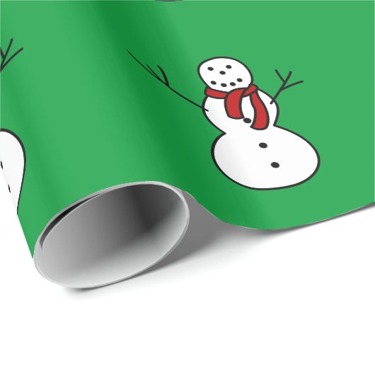 Snowman Paper Cadeaupapier (Rol Hoek)