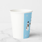 Snowman Paper cup Papieren Bekers (Rechts)