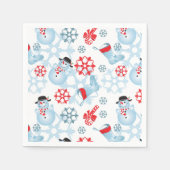 Snowman Paper Napkins Servet (Voorkant)