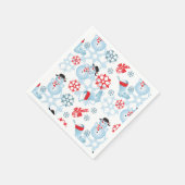 Snowman Paper Napkins Servet (Hoek)