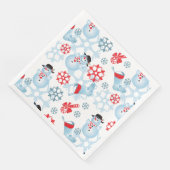 Snowman Paper Napkins Servet (Hoek)