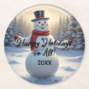 Snowman Paper Onderzetter HAMbyWG