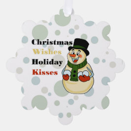 Snowman Paper Ornament