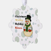 Snowman Paper Ornament (Links)