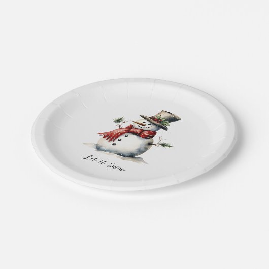 Snowman papier Bord bewerkbaar (Gekanteld)