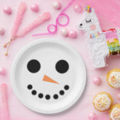 Snowman Papieren Bordje (Feest)